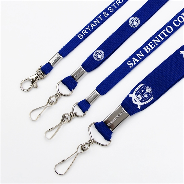 Flat Polyester Lanyard - Flat Polyester Lanyard - Image 16 of 18