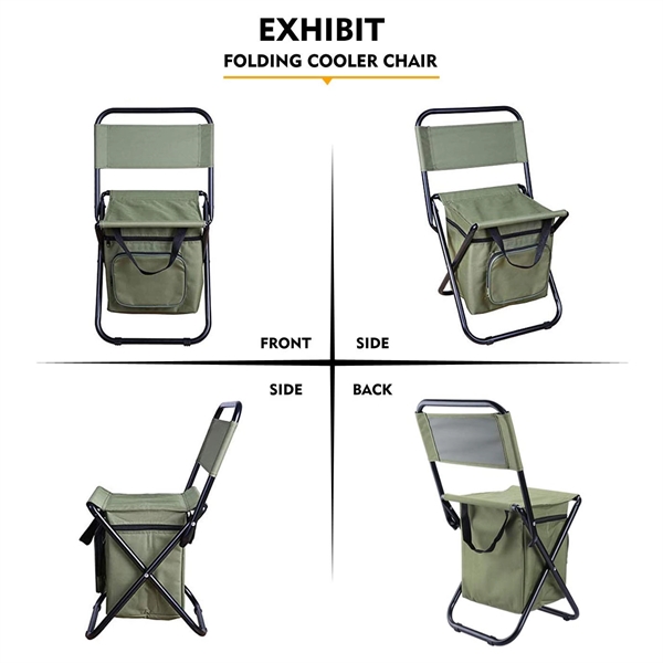 Foldable Camping Chair With Cooler Bag - Foldable Camping Chair With Cooler Bag - Image 5 of 5