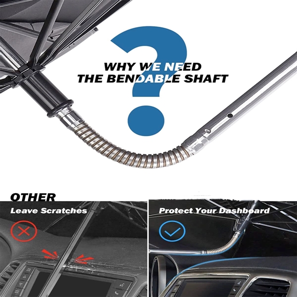 Car Windshield Sun Shade Umbrella - Car Windshield Sun Shade Umbrella - Image 3 of 3