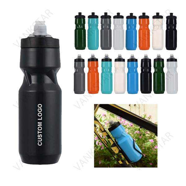 24 Oz. Sports Squeeze Water Bottle - 24 Oz. Sports Squeeze Water Bottle - Image 0 of 2