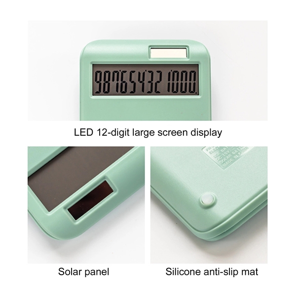 12 Digit Desktop Calculator with Large LCD Display - 12 Digit Desktop Calculator with Large LCD Display - Image 3 of 4