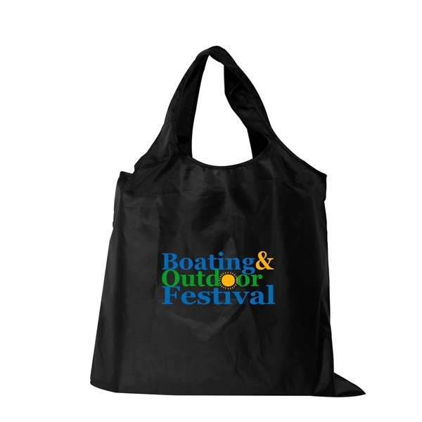 Bazaar RPET Folding Reusable Tote Bag - Bazaar RPET Folding Reusable Tote Bag - Image 2 of 6