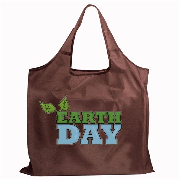 Bazaar RPET Folding Reusable Tote Bag - Bazaar RPET Folding Reusable Tote Bag - Image 4 of 6