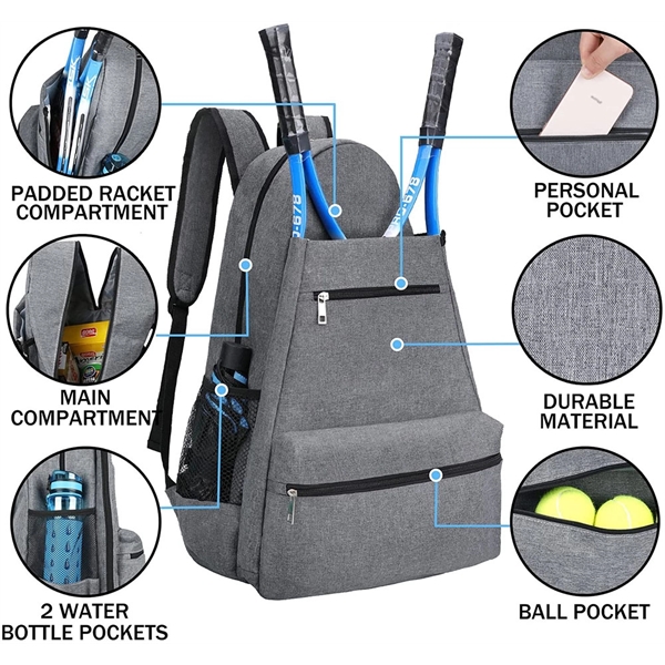 Tennis Racket Backpack - Tennis Racket Backpack - Image 2 of 4