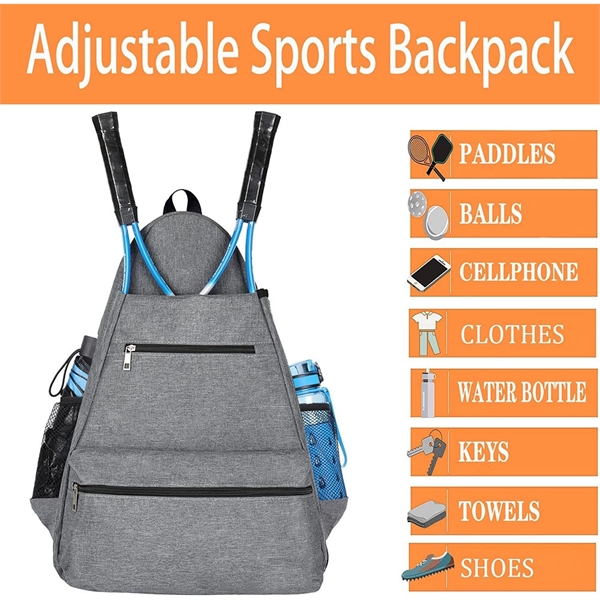 Tennis Racket Backpack - Tennis Racket Backpack - Image 4 of 4