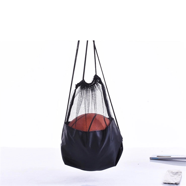 Mesh Drawstring Backpack - Mesh Drawstring Backpack - Image 4 of 4