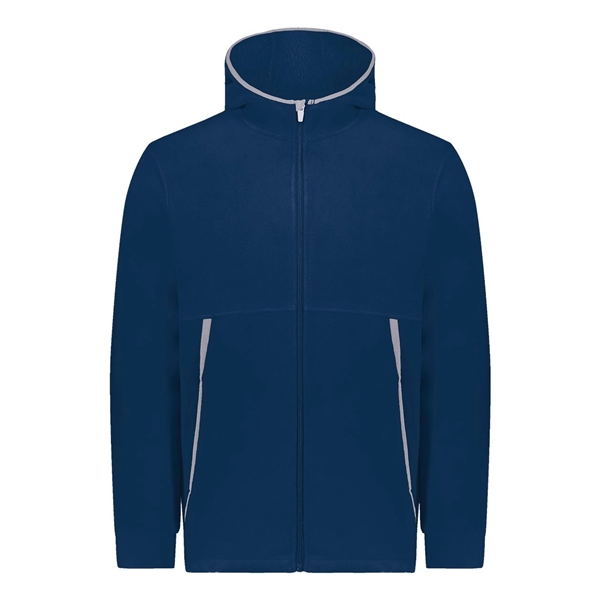 Augusta Sportswear Eco Revive™ Polar Fleece Hooded Full-Z... - Augusta Sportswear Eco Revive™ Polar Fleece Hooded Full-Z... - Image 9 of 20