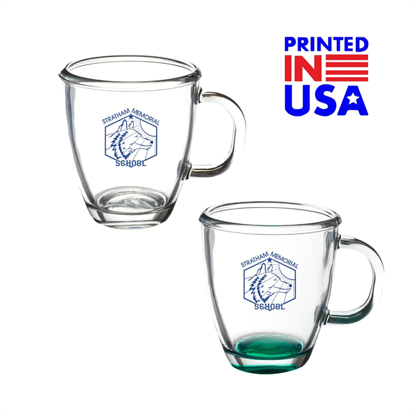 11.75 oz. Tapered Glass Coffee Mugs w/ Custom Imprint - 11.75 oz. Tapered Glass Coffee Mugs w/ Custom Imprint - Image 0 of 7