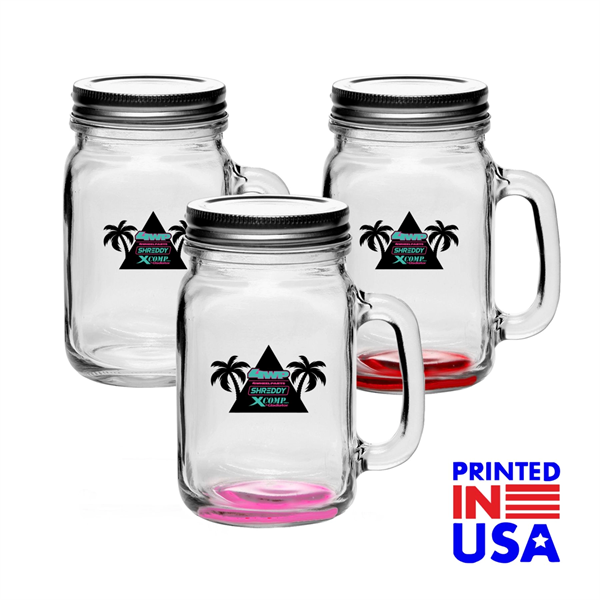 16 oz. Traditional Mason Jars w/ Lids - 16 oz. Traditional Mason Jars w/ Lids - Image 0 of 7