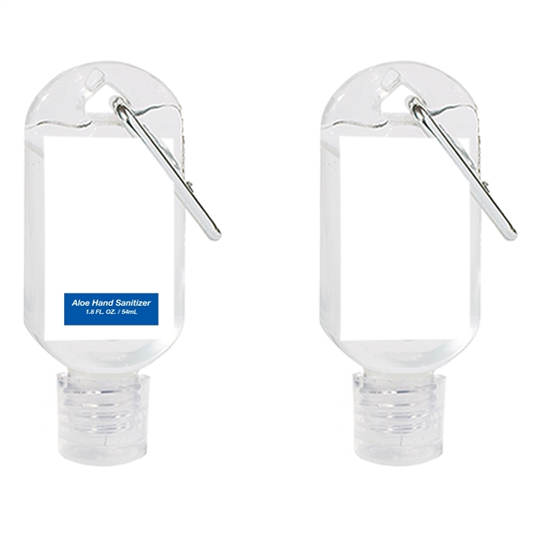 1.8 Oz Hand Sanitizer Gel with Handi-Clip - MADE IN USA - 1.8 Oz Hand Sanitizer Gel with Handi-Clip - MADE IN USA - Image 1 of 1