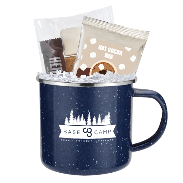 16 oz. Speckled Camping Mug Cocoa & S'mores Gift Set - 16 oz. Speckled Camping Mug Cocoa & S'mores Gift Set - Image 3 of 7