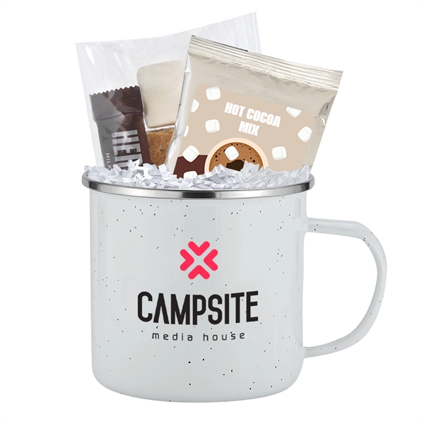 16 oz. Speckled Camping Mug Cocoa & S'mores Gift Set - 16 oz. Speckled Camping Mug Cocoa & S'mores Gift Set - Image 7 of 7