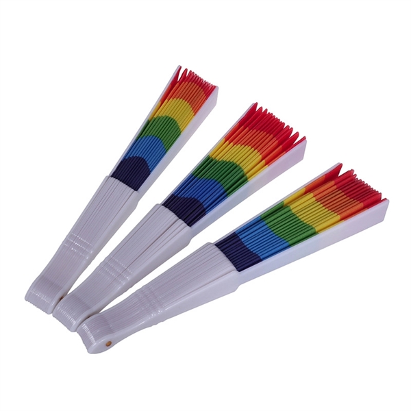 Rainbow fan - Rainbow fan - Image 2 of 4