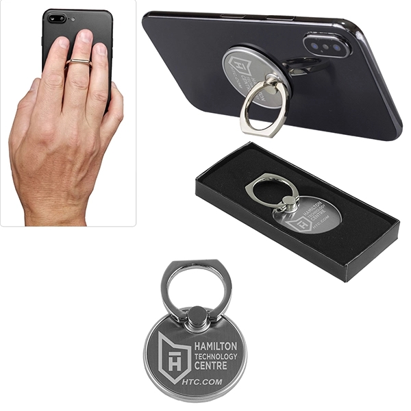 Custom The Twister Cell Phone Metal Ring Holder and Stand
