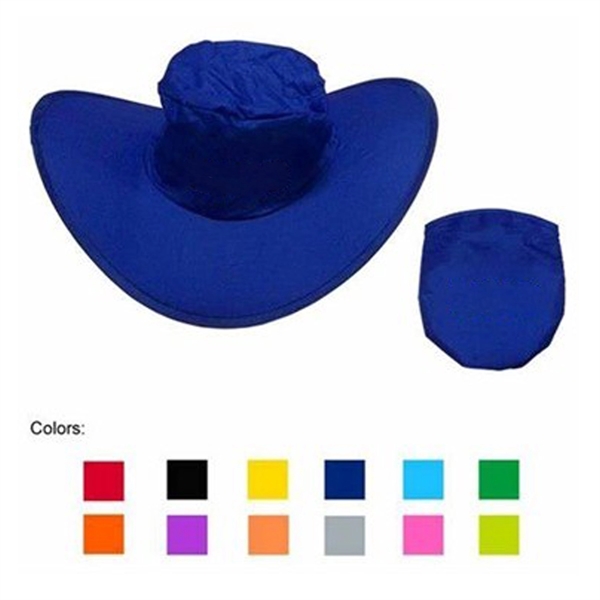 Foldable polyester cowboy hat - Foldable polyester cowboy hat - Image 1 of 1