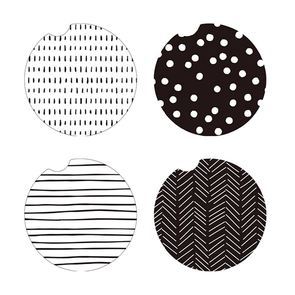 2.6" Absorbent Car Ceramic Coaster