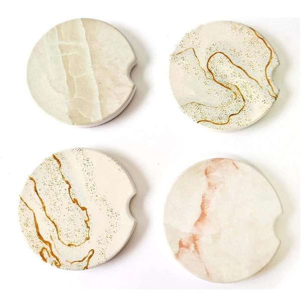 2.6" Absorbent Car Ceramic Coaster