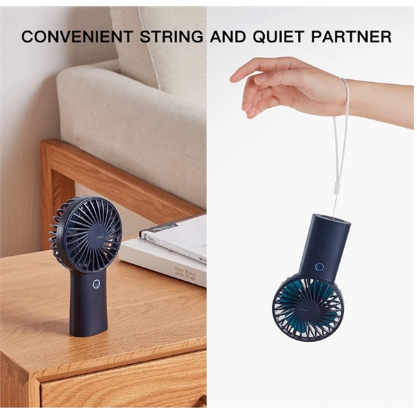 Rechargeable Handheld Fan - Rechargeable Handheld Fan - Image 2 of 5