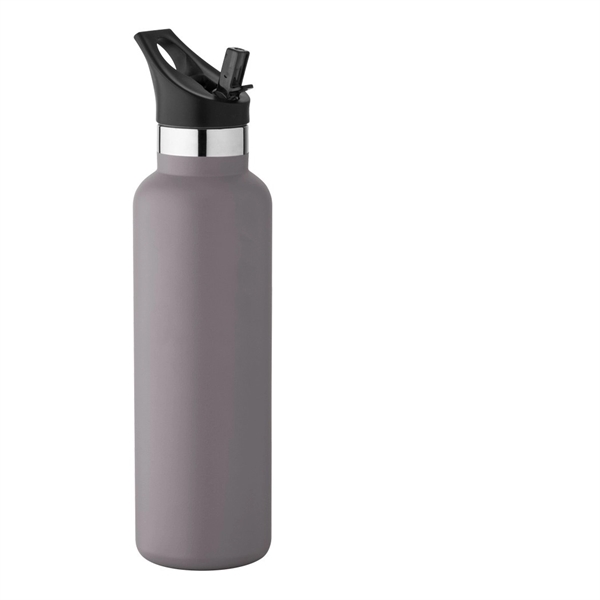 20oz Vacuum Insulated Bottle with straw - 20oz Vacuum Insulated Bottle with straw - Image 6 of 17