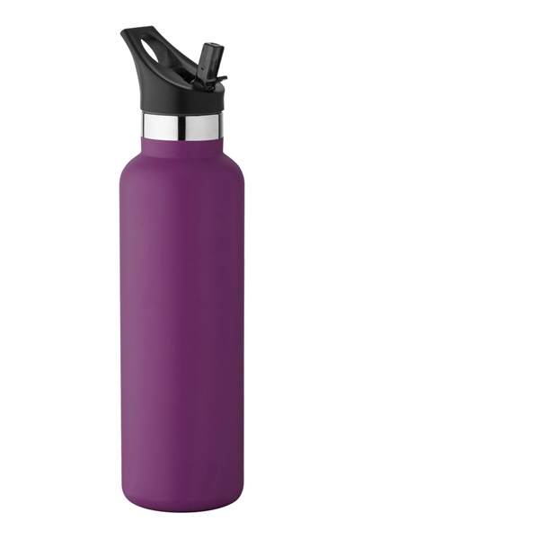 20oz Vacuum Insulated Bottle with straw - 20oz Vacuum Insulated Bottle with straw - Image 11 of 17