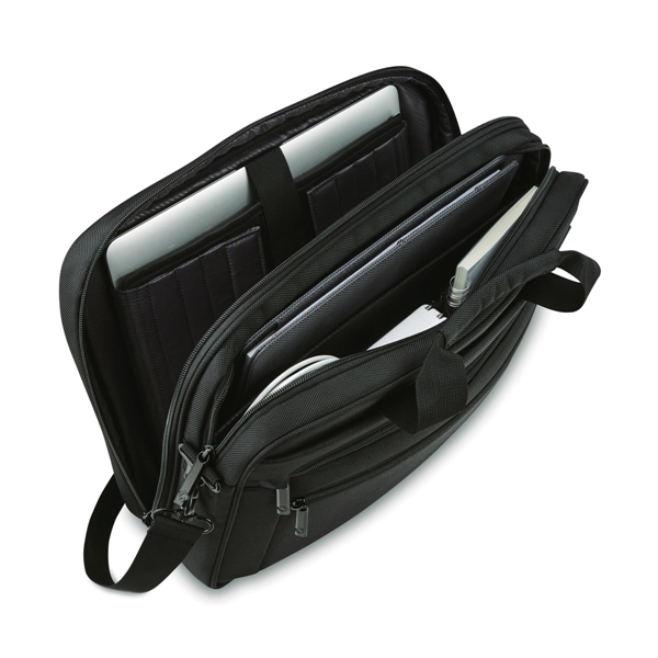 Samsonite Classic Business Two Gusset Computer Portfolio - Samsonite Classic Business Two Gusset Computer Portfolio - Image 4 of 15