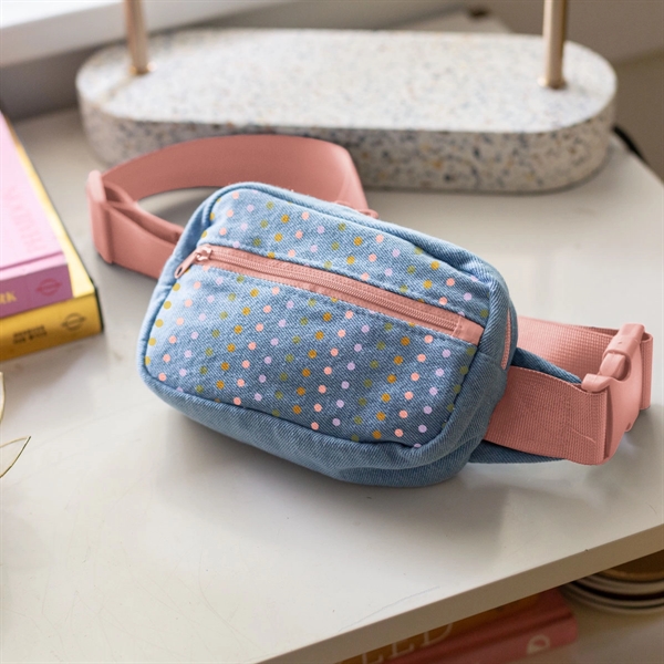 Small Hip Bag - Canvas-Denim - Small Hip Bag - Canvas-Denim - Image 4 of 8