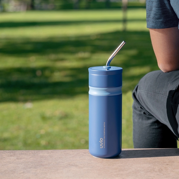 Uvio Self-purifying Straw Water Bottle - Uvio Self-purifying Straw Water Bottle - Image 29 of 35