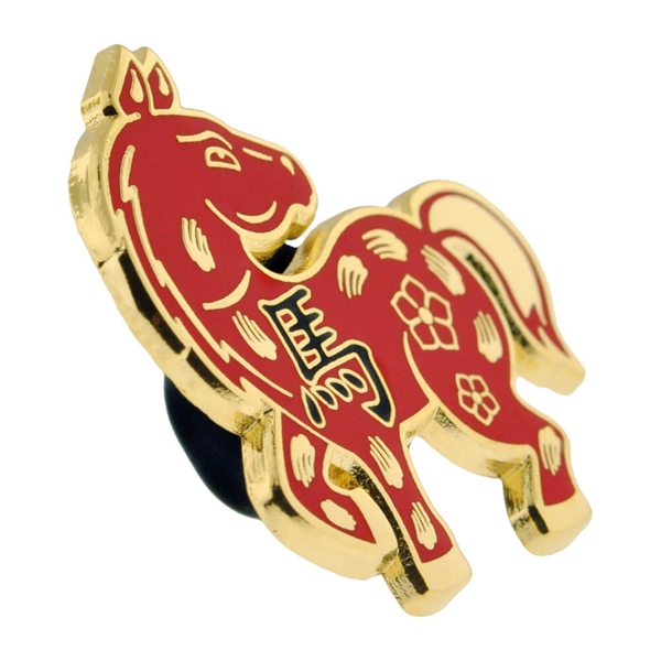 Chinese Zodiac Pin - Year of the Horse - Chinese Zodiac Pin - Year of the Horse - Image 1 of 1