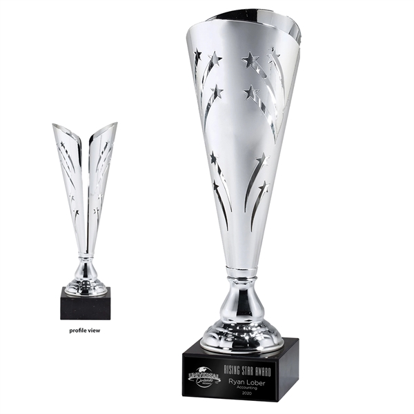 Silver Star Cutout Trophy Cup - Small - Silver Star Cutout Trophy Cup - Small - Image 0 of 0