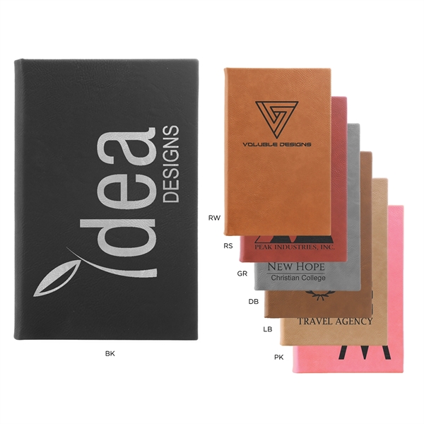 Leatherette Journal - Grey