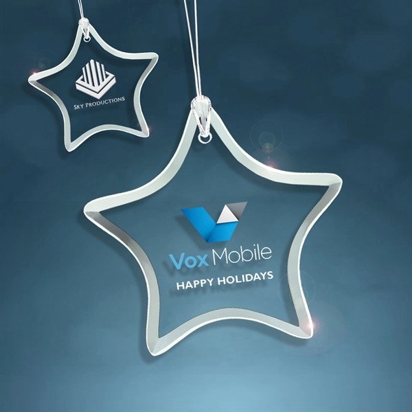 Beautiful Crystal Holiday Star Christmas Ornament