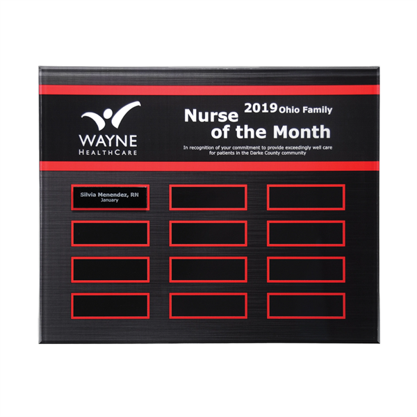 Crimson Excellence Master Plaque Series