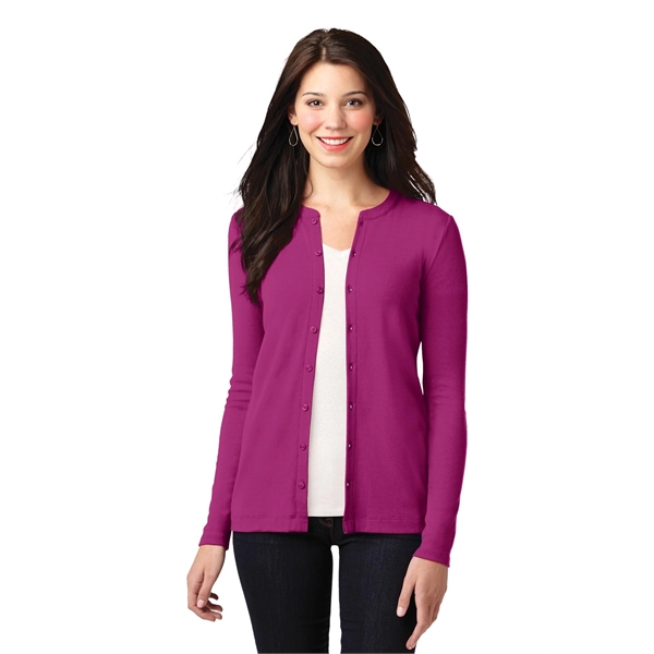 Port Authority Women's Concept Stretch Button-Front Cardi... - Port Authority Women's Concept Stretch Button-Front Cardi... - Image 12 of 28