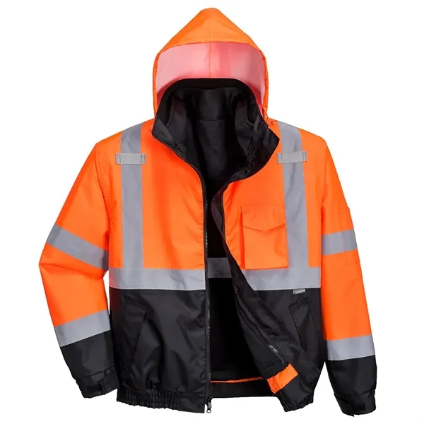 Premium High Vis Class 3 Bomber Jacket - Premium High Vis Class 3 Bomber Jacket - Image 1 of 5