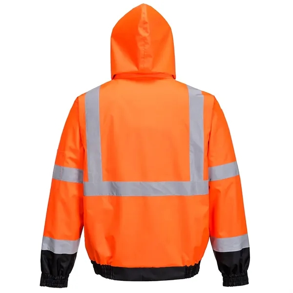 Premium High Vis Class 3 Bomber Jacket - Premium High Vis Class 3 Bomber Jacket - Image 2 of 5