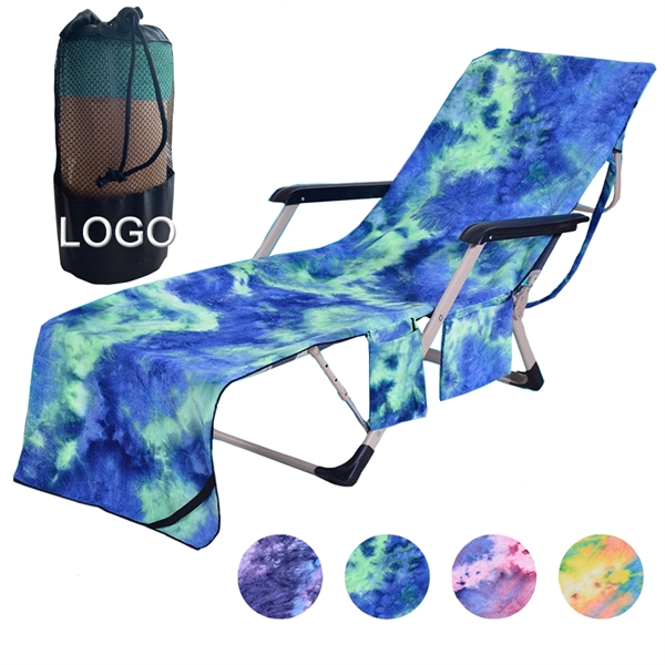Custom Gift Outdoor & Beach Lounge Chair Cover Towel - Custom Gift Outdoor & Beach Lounge Chair Cover Towel - Image 0 of 12
