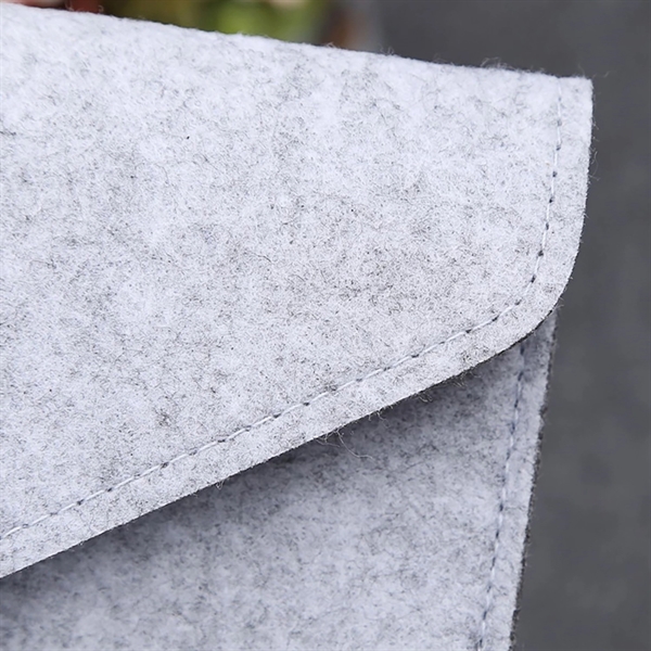 Wool Felt Phone Pouch - Wool Felt Phone Pouch - Image 3 of 3