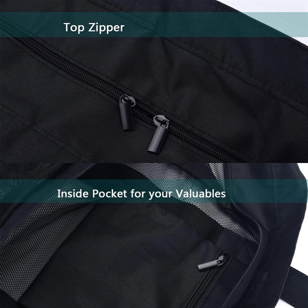 Mesh Beach Tote Bag - Mesh Beach Tote Bag - Image 5 of 6