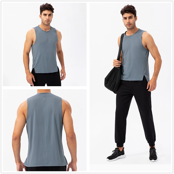 Men's Muscle Shirts Sleeveless Gym Workout Tank Top - Men's Muscle Shirts Sleeveless Gym Workout Tank Top - Image 2 of 4