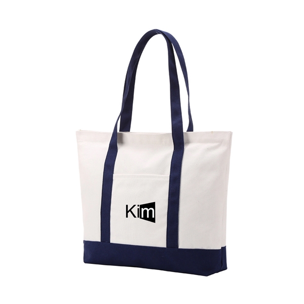 Open Top Heavy Duty Deluxe Tote Bag With Outer Pocket - Open Top Heavy Duty Deluxe Tote Bag With Outer Pocket - Image 0 of 1