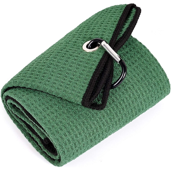 Golf Towel With Heavy Duty Carabiner Clip - Golf Towel With Heavy Duty Carabiner Clip - Image 5 of 5