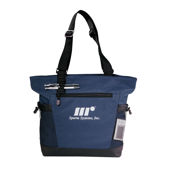Urban Passage Zippered Travel Business Tote - Urban Passage Zippered Travel Business Tote - Image 10 of 12