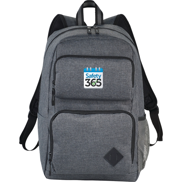 Graphite Deluxe 15" Computer Backpack - Graphite Deluxe 15" Computer Backpack - Image 17 of 17