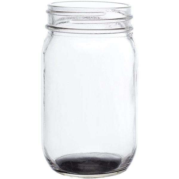 16 oz. Mason Drinking Glass Jars Without Handles - 16 oz. Mason Drinking Glass Jars Without Handles - Image 6 of 7