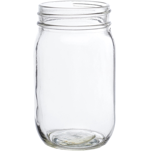16 oz. Mason Drinking Glass Jars Without Handles - 16 oz. Mason Drinking Glass Jars Without Handles - Image 1 of 7