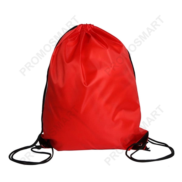 Solid Color Drawstring Backpack - Solid Color Drawstring Backpack - Image 2 of 2
