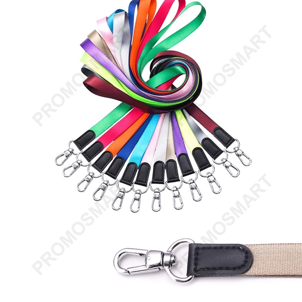 Polyester Solid Color Lanyard - Polyester Solid Color Lanyard - Image 0 of 2