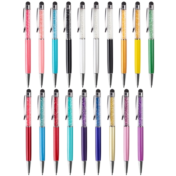 Crystal Ballpoint Touch Screen Pen - Crystal Ballpoint Touch Screen Pen - Image 1 of 6