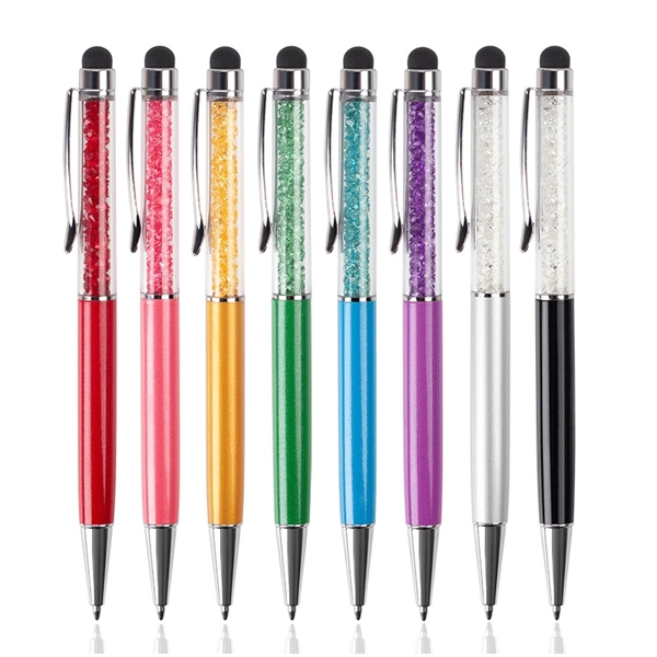 Crystal Ballpoint Touch Screen Pen - Crystal Ballpoint Touch Screen Pen - Image 3 of 6