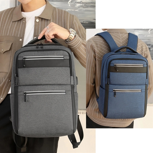 Simple Casual Backpack - Simple Casual Backpack - Image 2 of 4